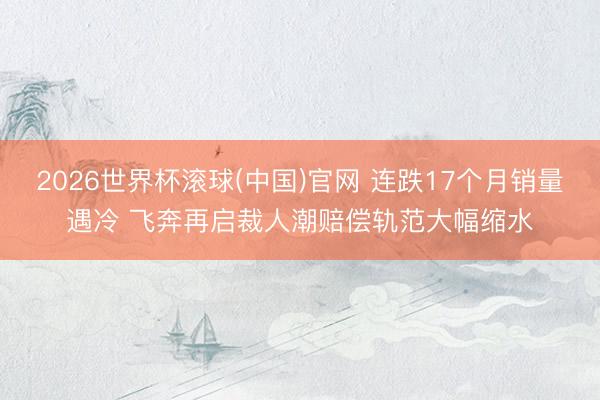 2026世界杯滚球(中国)官网 连跌17个月销量遇冷 飞奔再启裁人潮赔偿轨范大幅缩水