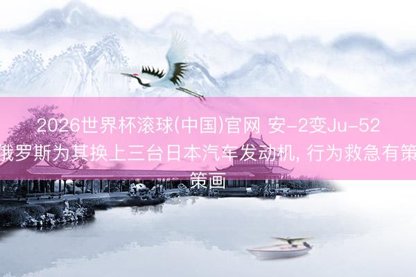 2026世界杯滚球(中国)官网 安-2变Ju-52? 俄罗斯为其换上三台日本汽车发动机， 行为救急有策画